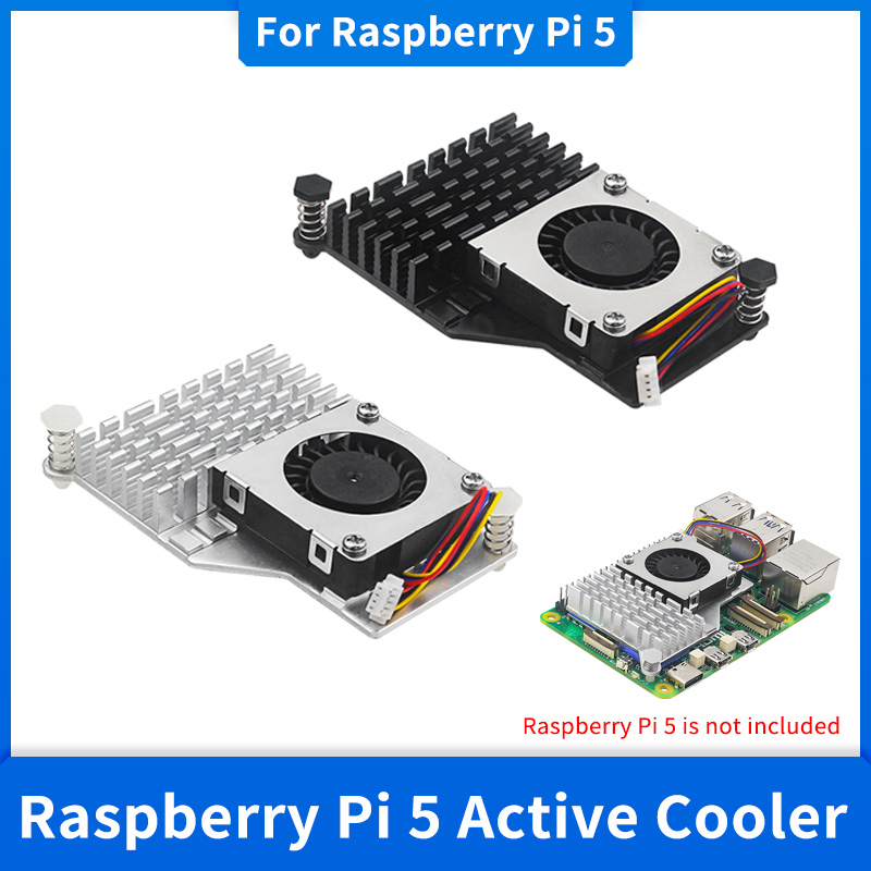 Raspberry Pi Water Cooling Kit - Raspberry Pi 5 Active Cooler Fan