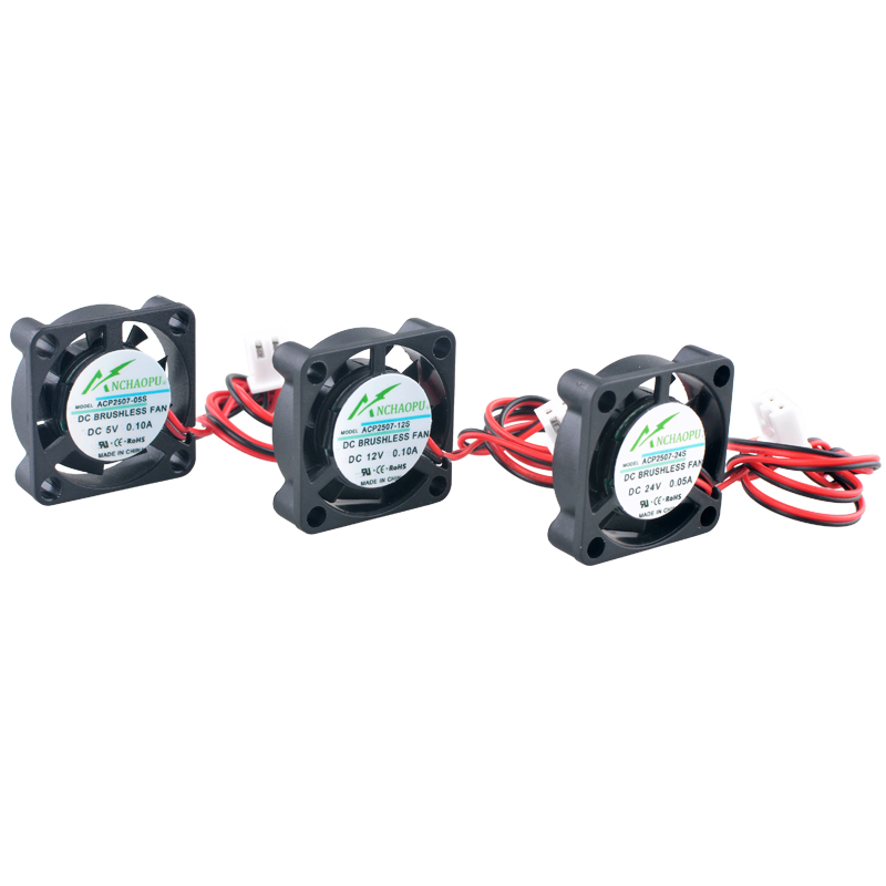 Raspberry Pi Water Cooling Kit - ANCHAOPU 25mm Ultra-Thin Cooling Fan 2.5cm