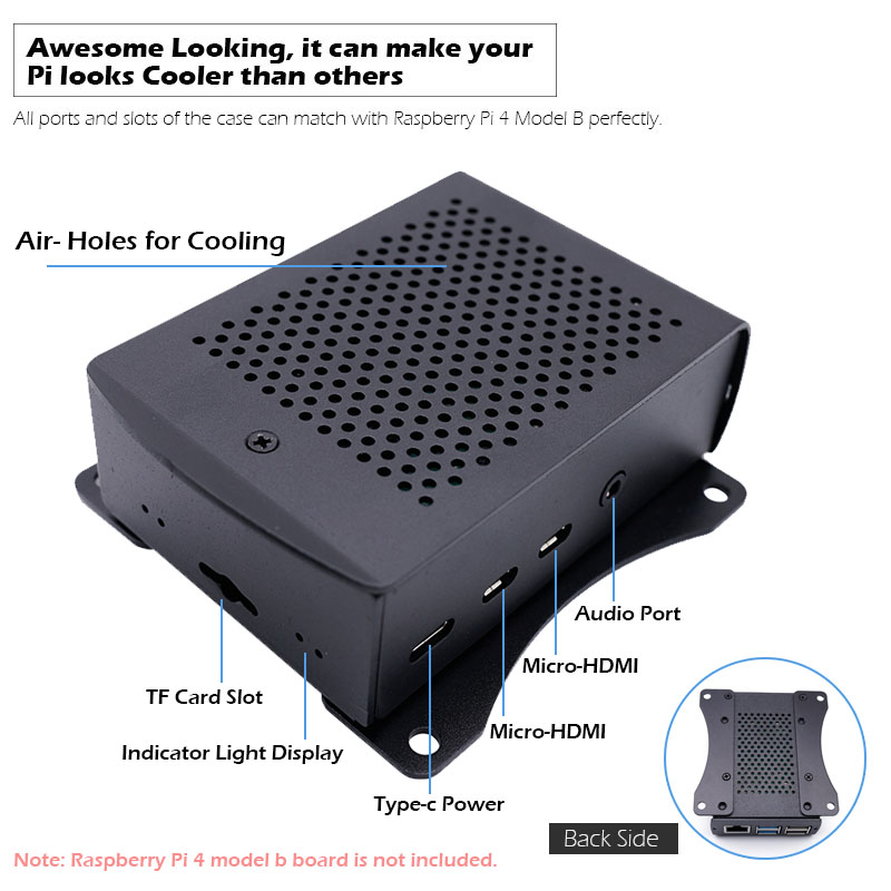 Raspberry Pi 4 Model B Aluminu - Argon One V3 M.2 Nvme Case ulasan dan harga