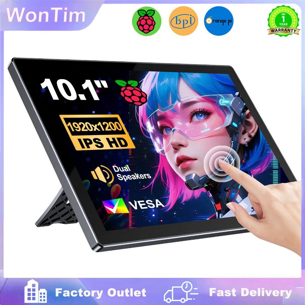 10.1 Inch Raspberry Pi 5 4/3/B - Raspberry Pi 10.1 Inch Capacitive Touch Screen Ips ulasan dan harga