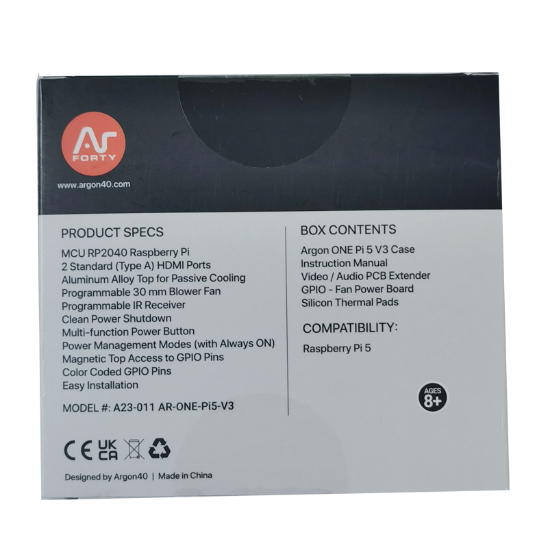Argon ONE V3 Metal Case Raspbe - Argon One V3 M.2 Nvme Case ulasan dan harga