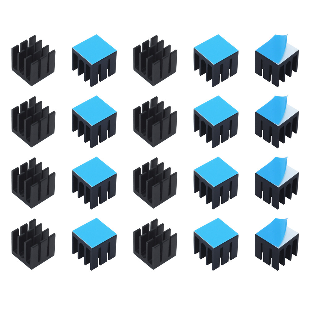 12x12x12mm 50pcs Aluminum Heat - Raspberry Pi Water Cooling Kit ulasan dan harga